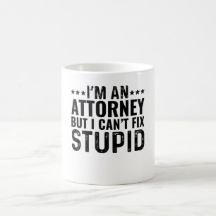 Mug Je suis procureur, mais je ne peux pas réparer les