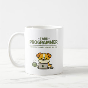 Mug Je Suis Programmeur Bip Boop Drôle