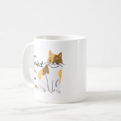 Mug Je suis Purr-fect (Parfait) Pour vous - Calico Cat (Devant gauche)