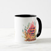 Mug JE SUIS QUI JE SUIS | Exode 3:14 Chrétien (Devant droit)
