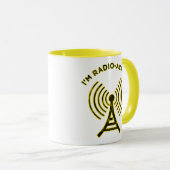 Mug Je suis Radio-Active (Devant droit)