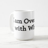 Mug Je suis ravi de pouvoir m'amuser ! (Devant gauche)