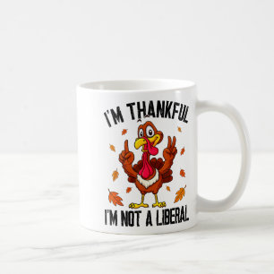Mug Je suis reconnaissant de ne pas être une dinde drô