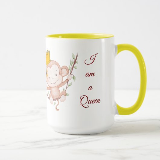 Mug Je Suis Reine – Élégant (Droite)