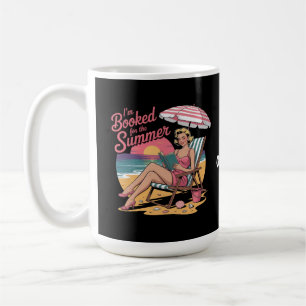 Mug Je suis réservé pour le Summer Beach Book Funny Gi