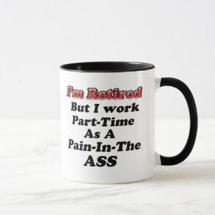 Mug Je suis retiré