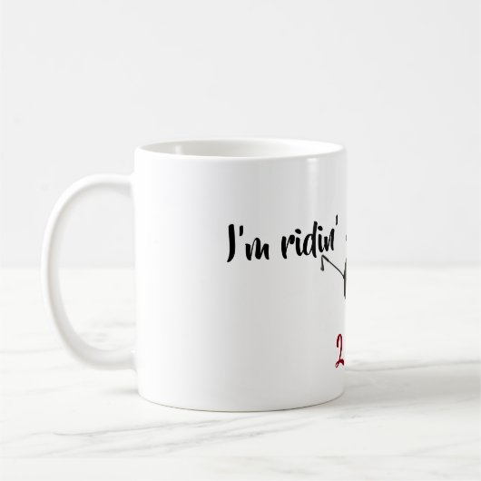 Mug Je suis Ridin' avec Biden en 2020 (Gauche)