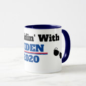 Mug Je suis Ridin' avec Biden en 2020 (Devant droit)