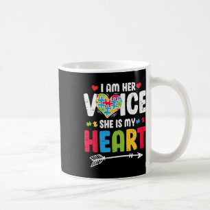 Mug Je Suis Sa Voix Elle Est Mon Coeur Puzzle Pièce Au
