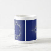 Mug Je suis si bleu - fractale (Centre)