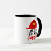 Mug Je Suis Si Chaud Que J'Ai Mon Propre Pompier (Devant droit)