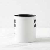 Mug Je suis si content que nous ayons essuyé correctem (Centre)