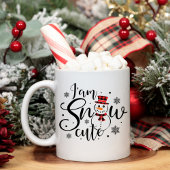 Mug Je suis Snow migre Fun Holiday Snowman