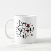 Mug Je suis Snow migre Fun Holiday Snowman (Gauche)