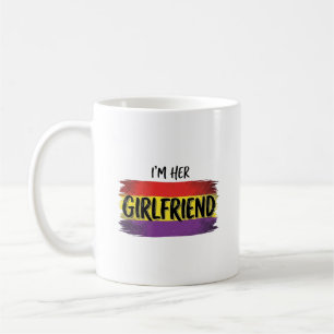 Mug Je suis son petit ami Arc-en-ciel Fierté Vecteur T