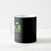 Mug Je suis sorti une fois à l'extérieur (Devant gauche)