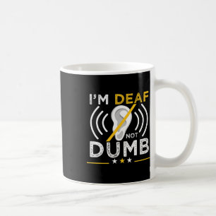 Mug Je suis sourd. Pas idiot. Langue des signes frança