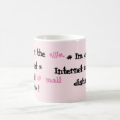 Mug Je suis sur Internet. Ne pas déranger ! (Centre)