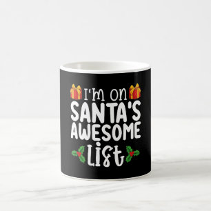 Mug Je suis sur la liste géniale du Père Noël Nice Nau