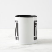 Mug Je suis sur un bateau (Centre)