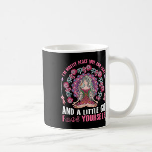 Mug Je suis surtout paix amour et lumière et un peu va
