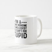 Mug Je suis technicien en médecine nucléaire, mais je  (Devant droit)