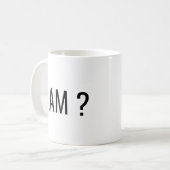 Mug JE SUIS Texte (Devant gauche)