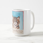 Mug Je suis tombée amoureuse d'un chaton (Moi-même) (Devant droit)