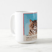Mug Je suis tombée amoureuse d'un chaton (Moi-même) (Devant gauche)