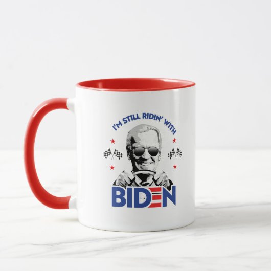 Mug Je suis toujours avec Biden (Gauche)