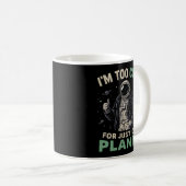 Mug Je suis trop cool pour une seule planète (Devant droit)