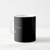 Mug Je suis ukrainien - Je suis du drapeau tridenté d' (Devant gauche)