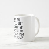 Mug Je suis un administrateur de compte Ce que c'est (Devant droit)