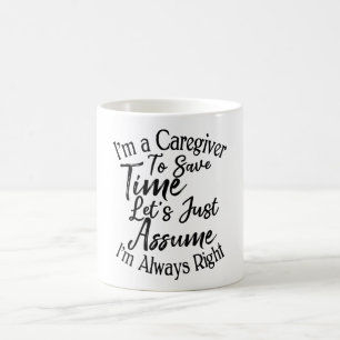 Mug Je suis un aidant à gagner du temps Supposons