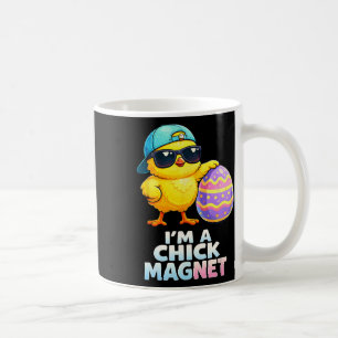 Mug Je suis un aimant à poulettes, blague de Pâques dr