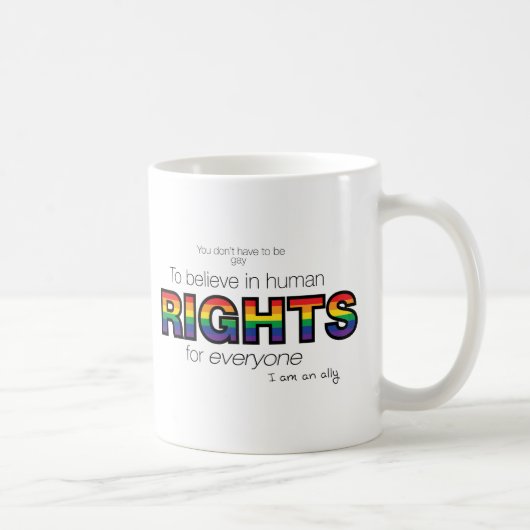 Mug Je suis un allié (Droite)