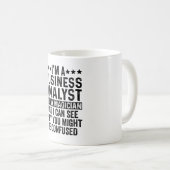 Mug Je suis un analyste d'entreprise pas un magicien d (Devant droit)