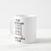 Mug Je Suis Un Apothécaire Je Trouve Toujours Une Solu (Devant gauche)