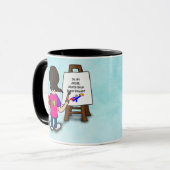 MUG JE SUIS UN ARTISTE... (Devant gauche)