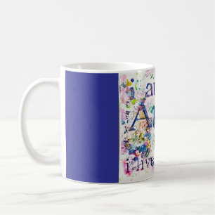 Mug Je suis un artiste inspiré, artistique