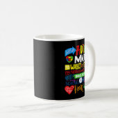 Mug Je suis un Autisme Maman Wallet Vide Fier Autisme  (Devant droit)
