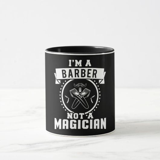 Mug Je suis un barbier pas un magicien (Centre)