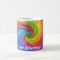 Je Suis Un Beau Art numérique Arc-En-Ciel