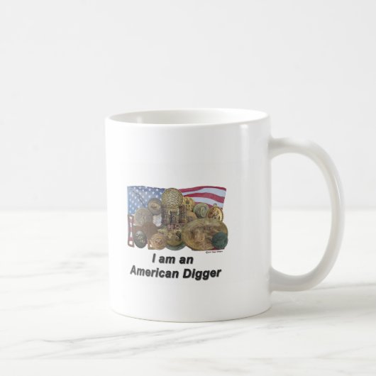Mug Je suis un bêcheur américain (Droite)