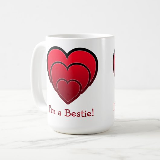 Mug Je suis un Bestie ! Galentine (Devant gauche)