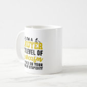 Mug Je suis un cadeau de diplôme d'avocat (Devant gauche)