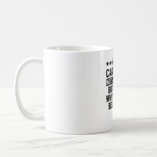 Mug Je suis un charpentier pas un magicien drôle (Gauche)