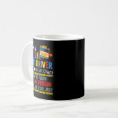 Mug Je suis un chauffeur d'autobus scolaire Cadeau d'a (Devant gauche)