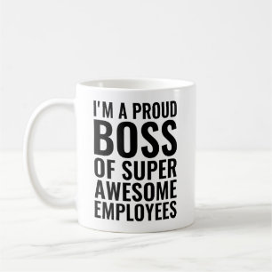 Mug Je suis un chef de famille de super employés génia
