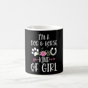 Mug Je suis un chien et un cheval, un genre de cadeau 